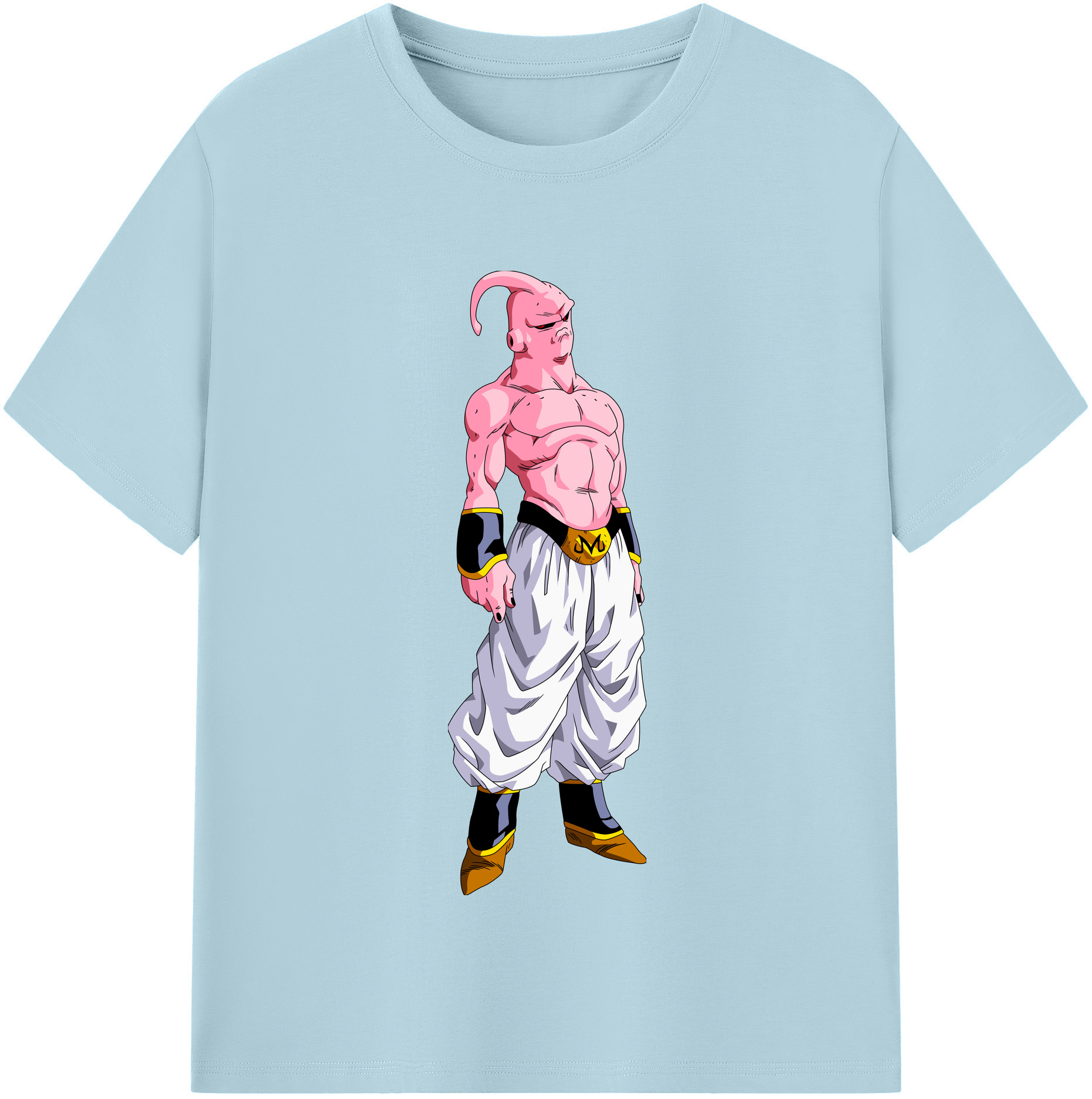 （画像用） ドラゴンボール 魔人ブウ DRAGON BALL Majin Buu 綿100％半袖Tシャツ（フロントプリント）